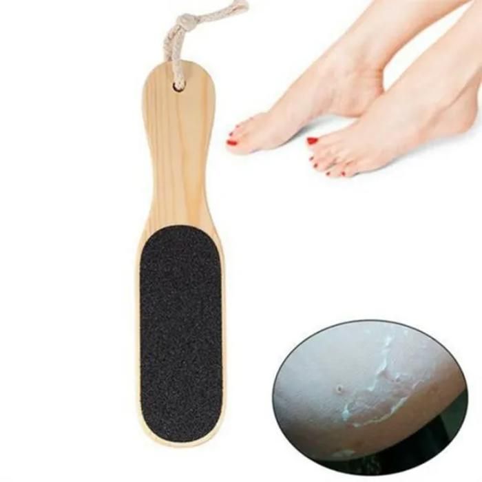 Rape à Pieds - Professionnel - En Bois - Deux Faces - Ergonomique - Pour Femmes
