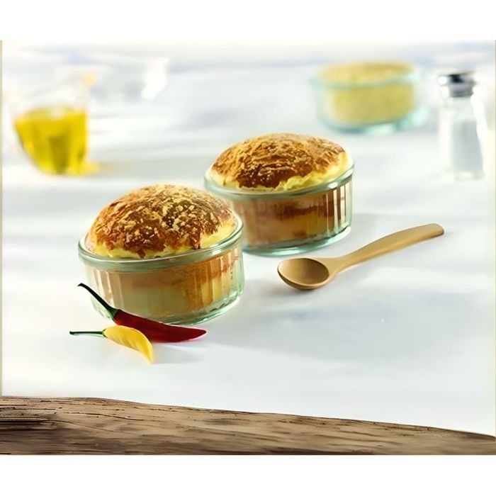 4 Ramequins pour flan 8,5 cm