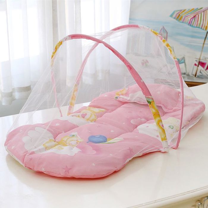 Lit de bébé moustiquaire pour nouveau-né, pliable, portable