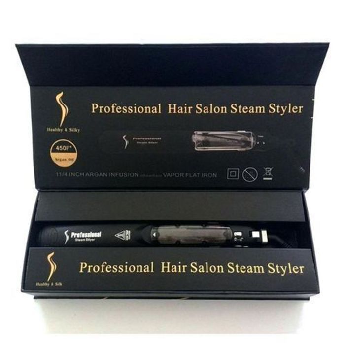 Healthy And Silky Hair Salon Steam Flat Iron Hair Straightener Straightening Styler Professional