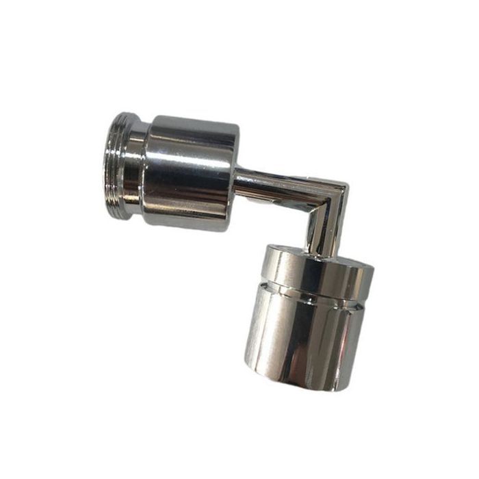 Robinet Filtre Anti-éclaboussures - UNE - Universel - Rotation 720° - Acier inoxydable - 2 interrupteurs
