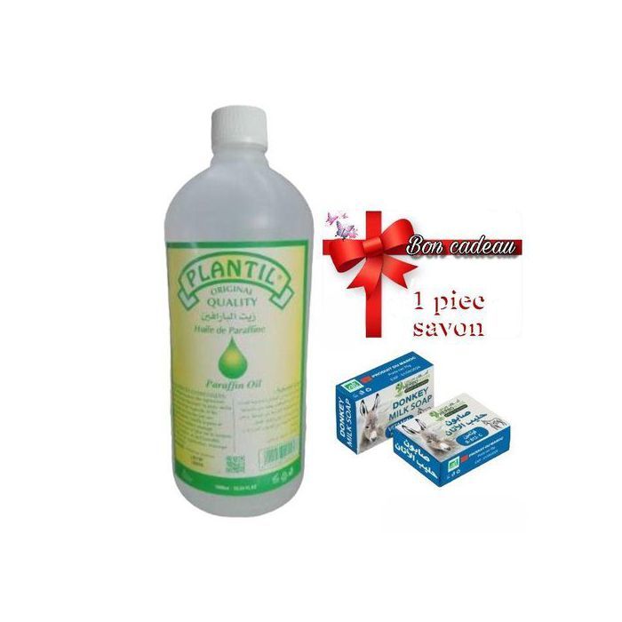 Plantil Huile de paraffine végétal / pur sans aucun additif / massage corporel /1L