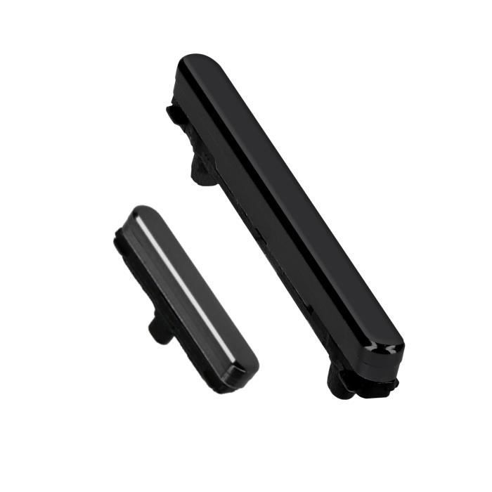 AVIZAR Ström- och volymknapp för Samsung Galaxy S22 Ultra Black - Ersättningsdel av hög kvalitet