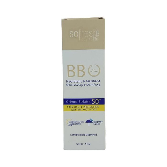 SOFRESH, CREME SOLAIRE BB SPF 50+,50 ML