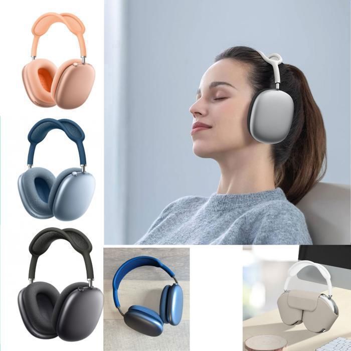 Casque Bluetooth écouteur avec sa housse de protection dérange((Couleur aléatoire)