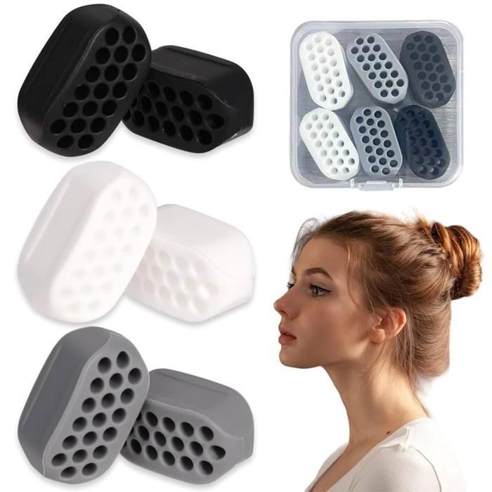 Exerciseur de muscle facial - GENERIC - Balles - Silicone alimentaire - Couleur aléatoire - 3,5 cm