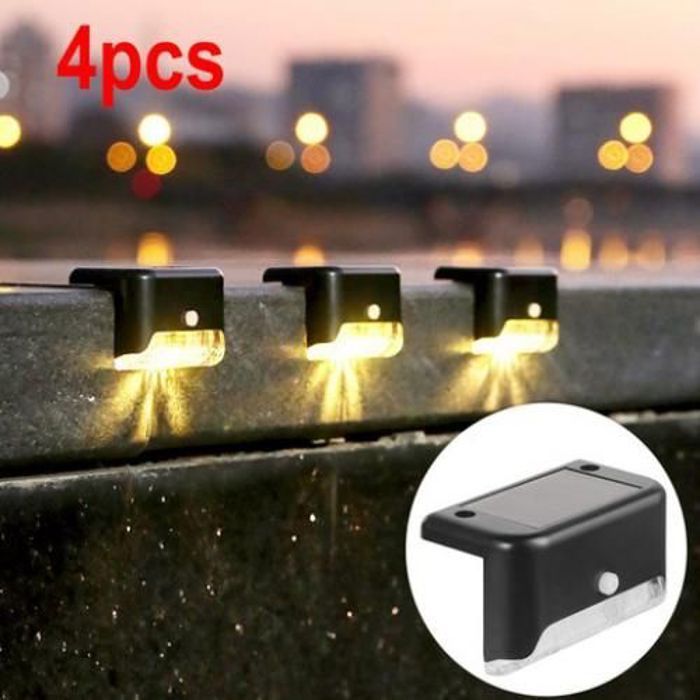 Lampe solaire - Non spécifié - Lot de 4 - LED blanc chaud - Énergie solaire - Étanche
