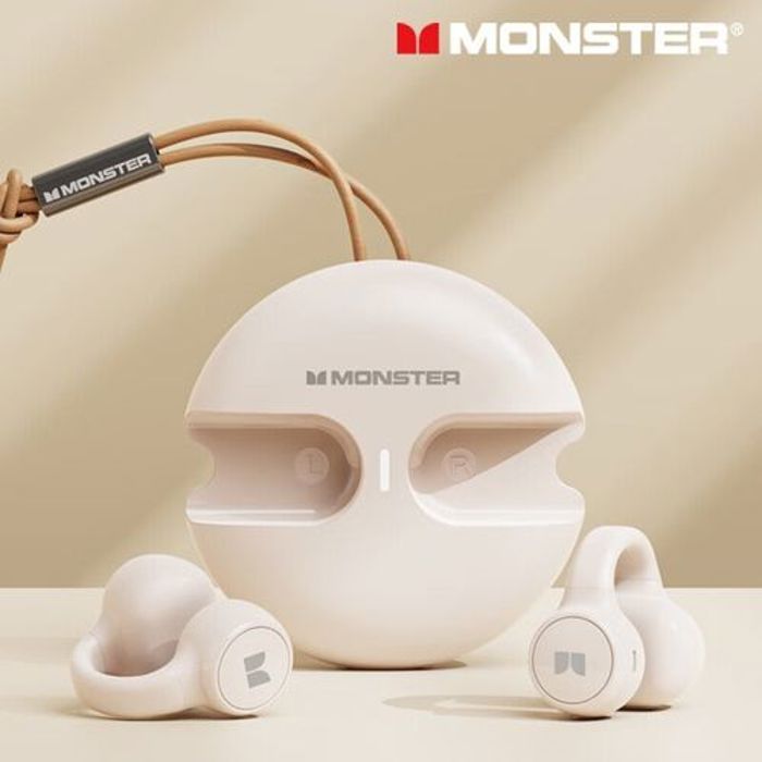 Écouteurs Bluetooth - Monster - XKT21 - Réduction de bruit - Appels HD - Étui de chargement