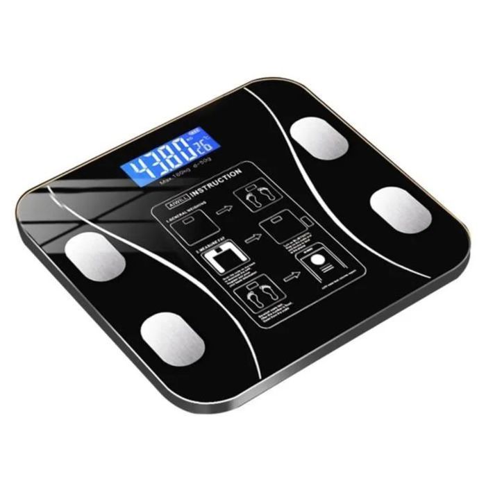 Balance de Graisse Corporelle Bluetooth- Suivi du Poids et de la Santé Corporelle en Temps Réel