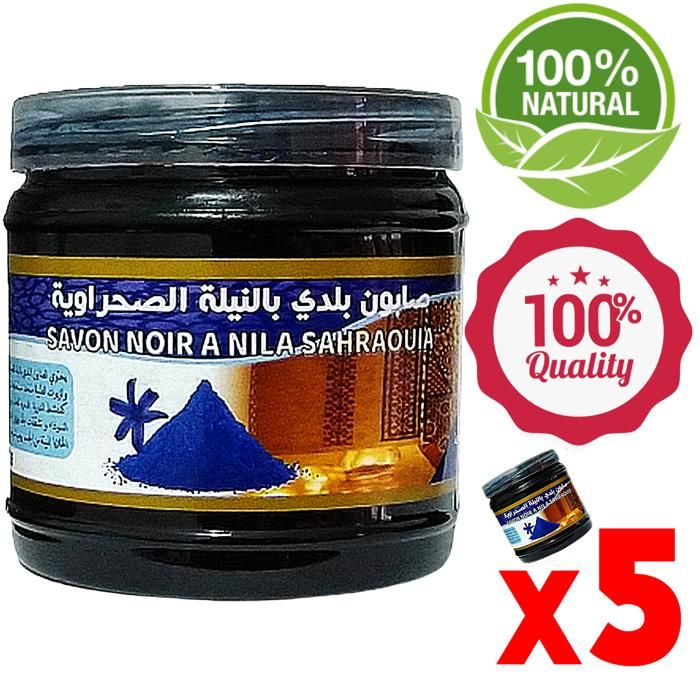 Savon Noir au Nila bleu 100% naturel 1000g