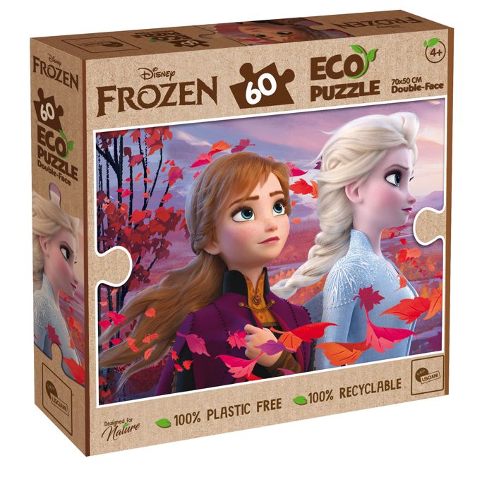 Puzzle Lisciani - 91881 - giochi- Disney Eco Puzzle DF Frozen 60, , Non Applicable