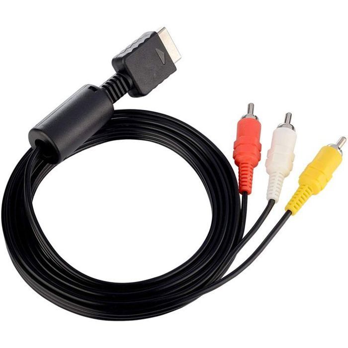 Câble AV pour PlayStation PS1/PS2/PS3 Câble Vidéo support/console: PlayStation1/2/3