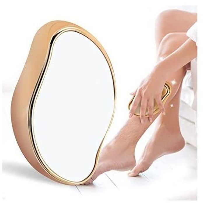 Epilateur Magique Douce Sans Douleurs, Outil D'épilation Cristal pour Jambes arrière