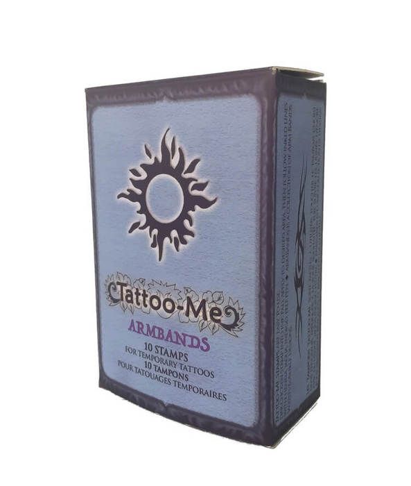 Tampons de tatouage - Tattoo-Me - Brassards M - Designs audacieux - Application facile - Look artistique
