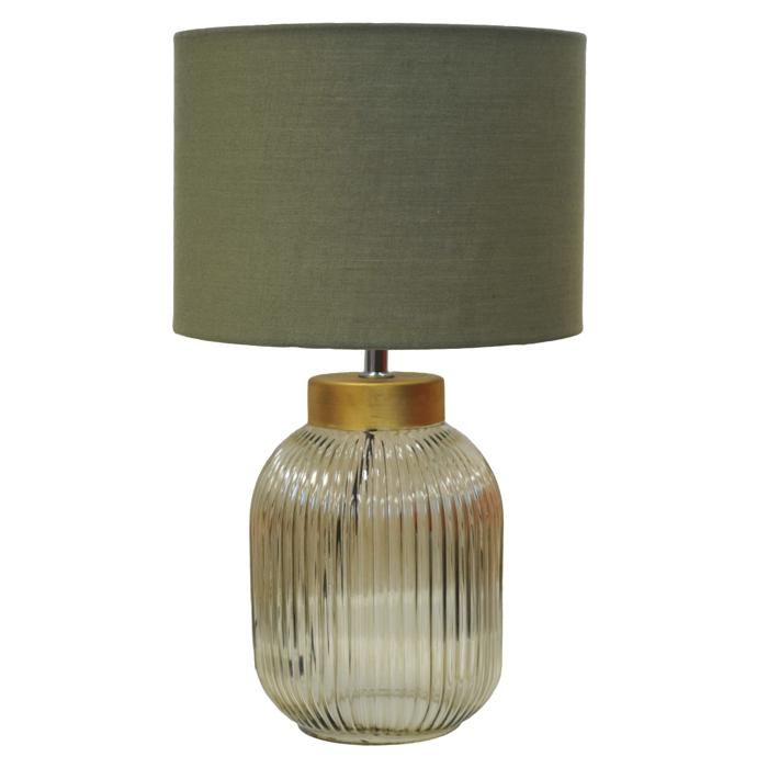 Lampe de table - GENERIC - LA0029_MJ - Verre - 22x22x37cm - Style Essentiel