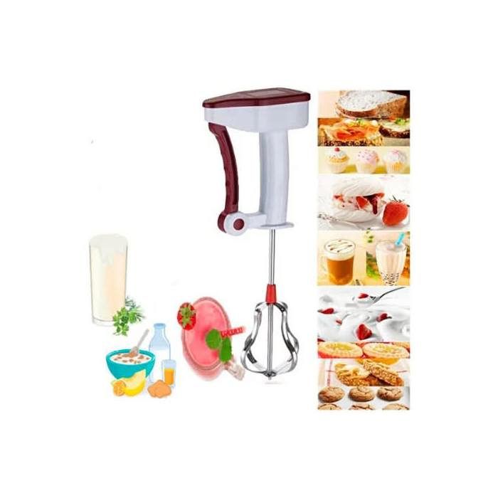 Fouet Manuel Multifonction – Mixeur de Cuisine Portable à Main, Facile à Nettoyer et à Utiliser - Couleur Aléatoire