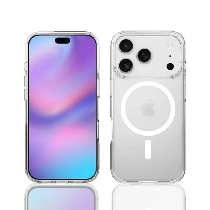 Coque iPhone 17 pro Magnétique – Crystal Clear Compatible MagSafe
