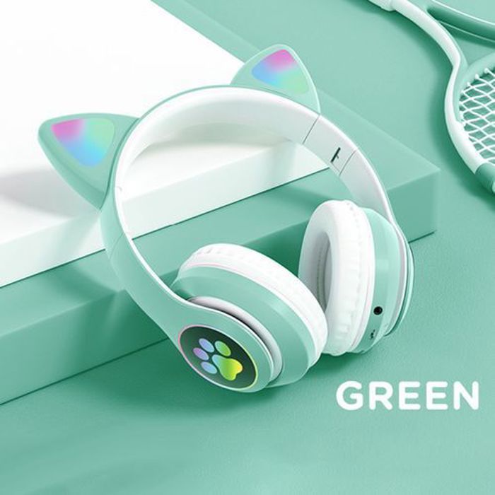 Écouteurs Bluetooth5.0 Pour Chat Music Headset Cat Ear Headphones Wireless