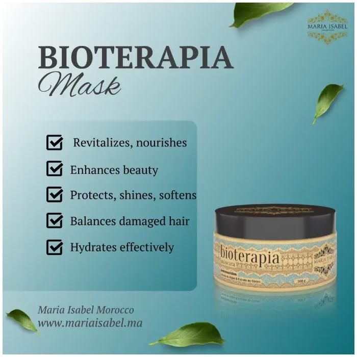 Masque capillaire - Bioterapia - 300 ml - Cheveux secs - Cheveux abîmés