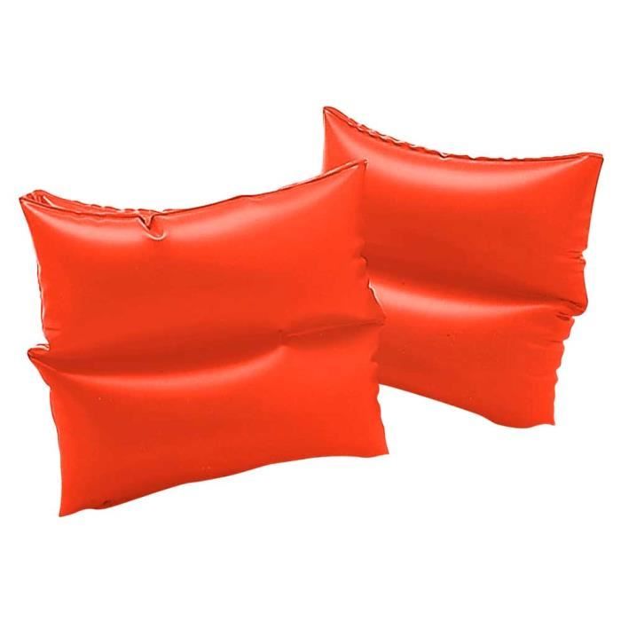 Brassards piscine Intex Neon - Enfant 3-6 ans - Rouge fluo