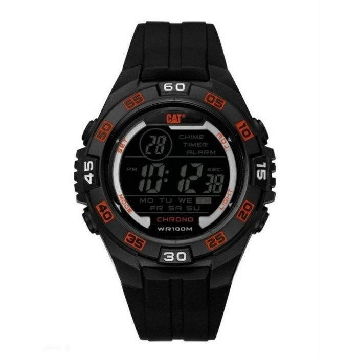 Montre Digitale - CATERPILLAR - Digimax - 47 mm - Caoutchouc - Noir