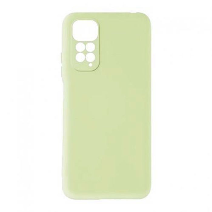 Case Pochette Cache Xiaomi Redmi Note 11 Pro 4G Silicone Vert Pistache