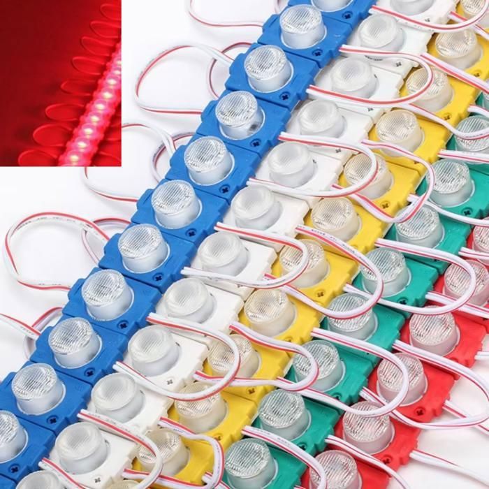 Kit led 10 pièces voiture intérieur extérieur (Couleur aléatoire)