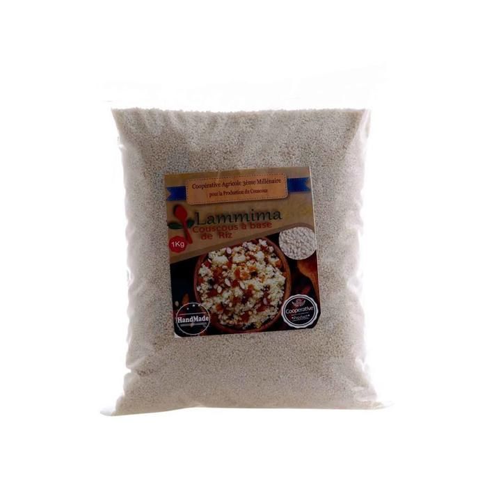 Couscous au riz sachet en plastique 1kg - LAMMIMA