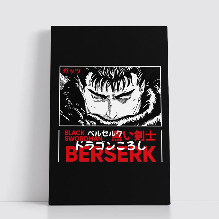 Tableau Manga Japonais sur Toile – Affiche Murale Anime 25x40 cm pour Déco Otaku 115
