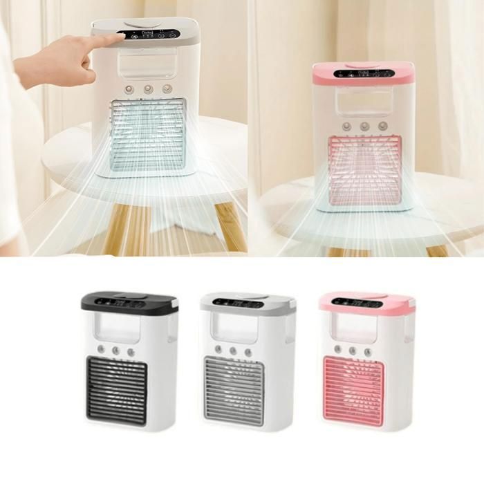 climatiseur mobile avec fonction brumisation  et difusion  de faicheur  2-en-1 (colleur aléatoire)