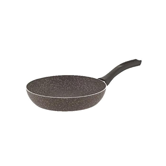 Poêle antiadhésive - HASCEVHER - 22CM - Compatible tous feux - Revêtement en granite - Poignée fixe