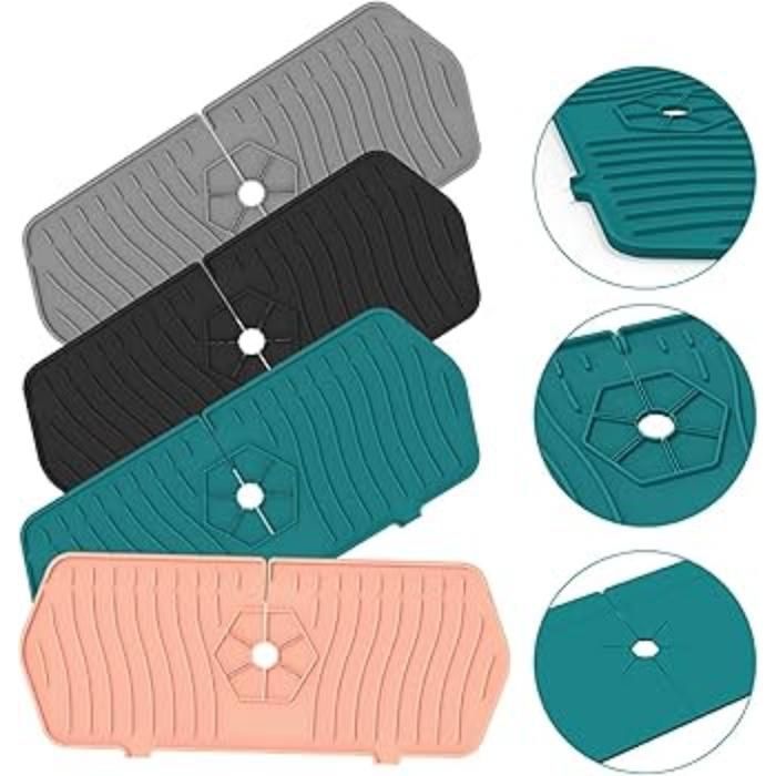 Tapis pour robinet de cuisine,pour cuisine et salle de bain(Couleur aléatoire)