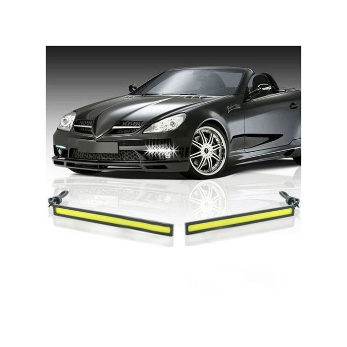 Feux de jour led cob 17cm 12v