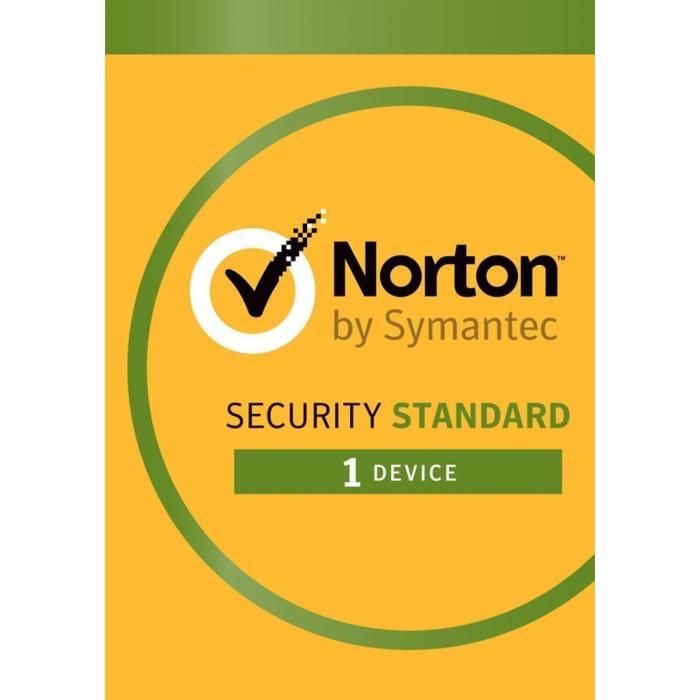 Antivirus Norton Security Standard 1 An – 1 Appareil