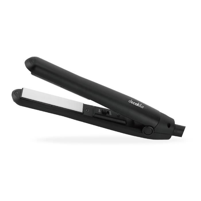 DECAKILA - LISSEUR POUR CHEVEUX 25W 180°C - Noir