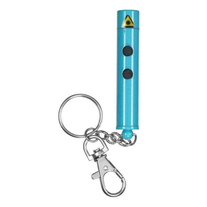 PORTE CLES LAMPE TORCHE LASER M48 Bleu