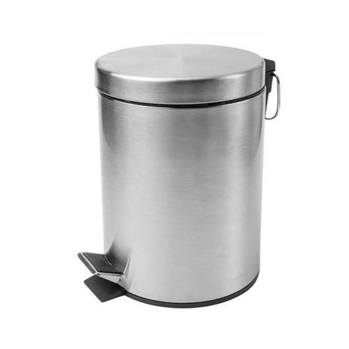 Poubelle à Pedale INOX -3L -Poubelle Salle de Bain