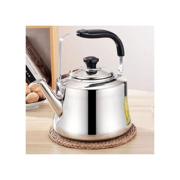 Bouilloire en inox 18/10 gris 4L