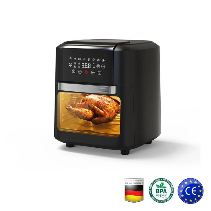Friteuse à Air - Home Gadgets - 12L - Acier Inoxydable - 1800W - Multifonctionnelle