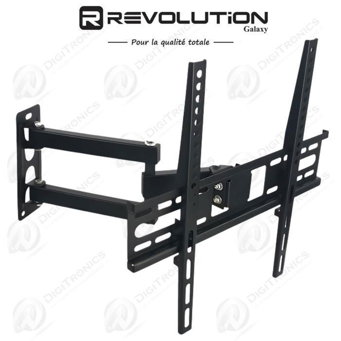 REVOLUTION Support mural TV LED/LCD Galaxy N° 830 - 26 à 55 pouces, 25 kg, VESA