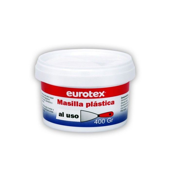 Enduit - MASILLA PLASTICA 400GR - Pâte de rebouchage - Séchage rapide - Ponçage facile