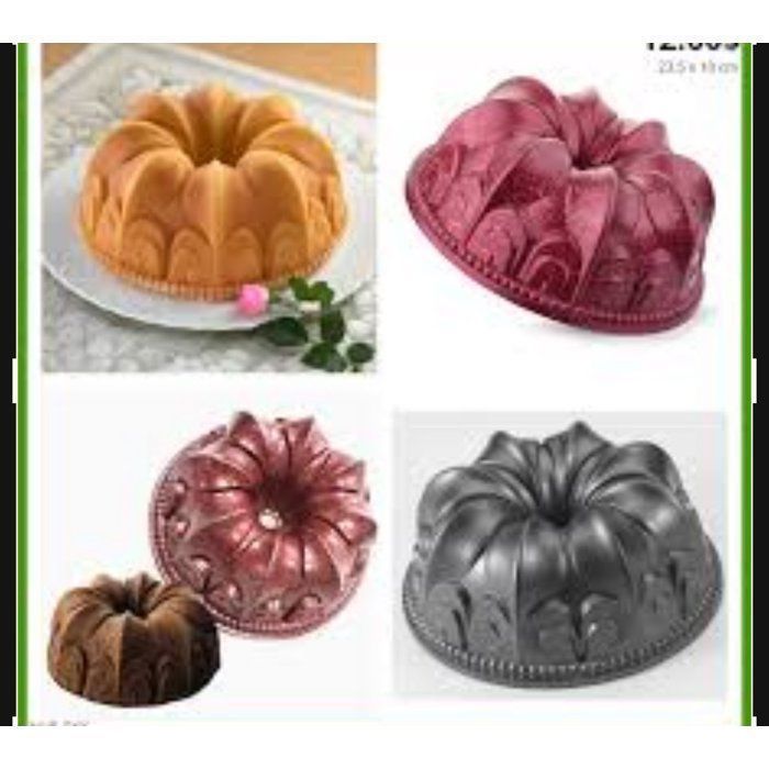 Moule magique à gâteau - Granit -couleur rouge   - 23,5 cm - Antiadhésif - Facile à nettoyer