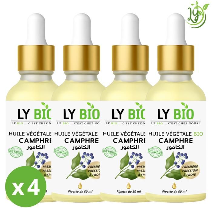 LYBIO PACK HUILE CAMPHREE 50ML - PIPETTE LOT DE 4 bouteilles