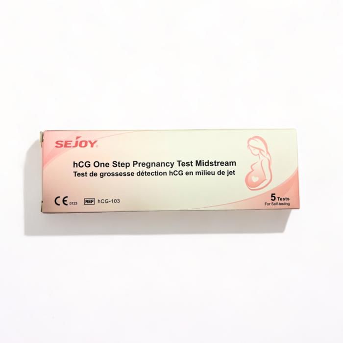 SEJOY HCG ONE STEP TEST DE GROSSESSE B25 REF HCG-102