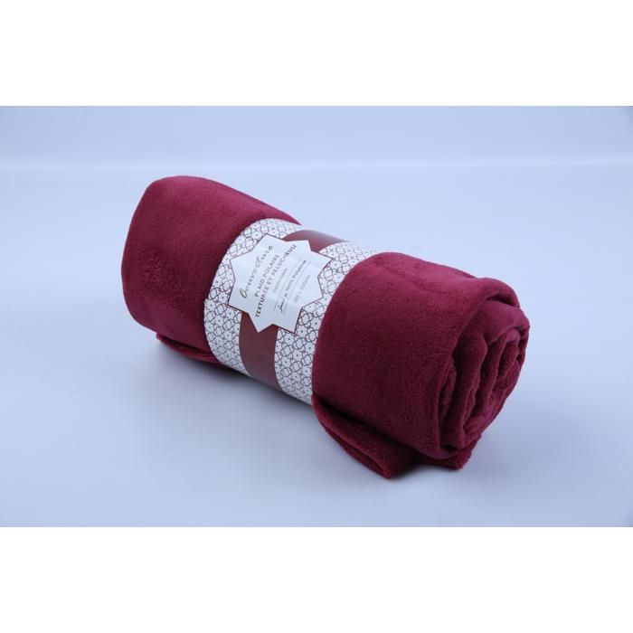Couverture polaire - GENERIC - G24-BT368 - 180x220 cm - 180GSM - Couleur aléatoire