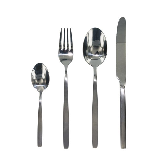MENAGERE 16 PIECES MAT SHINY INOX