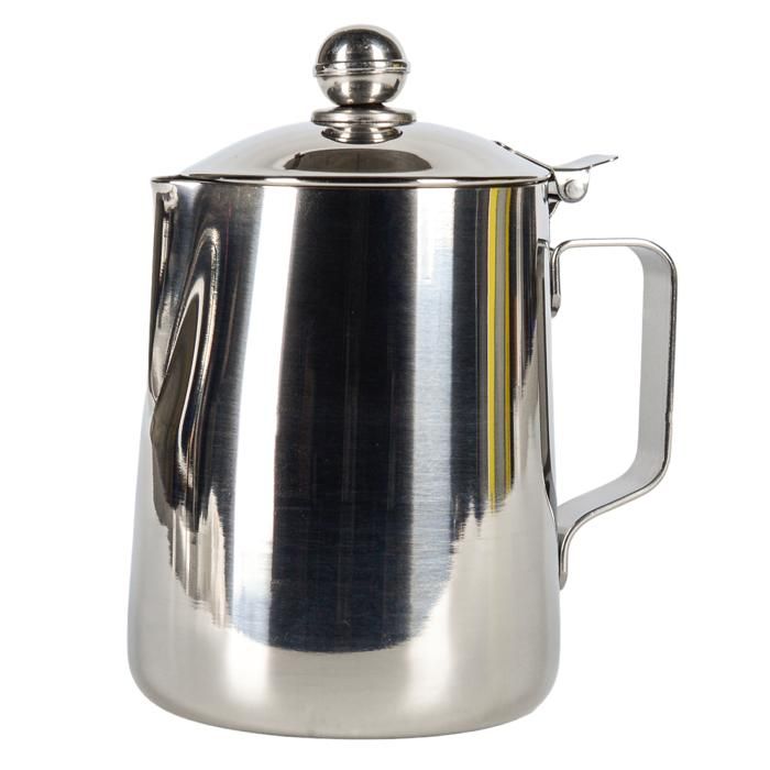 Pot à lait inox - Hascevher - 0,7 L - Acier inoxydable 304 - Durable - Élégant