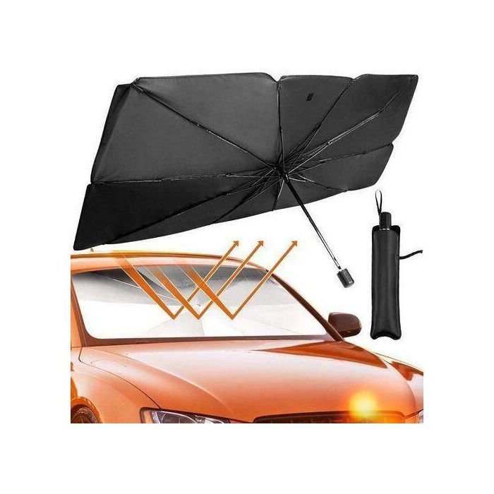Pare-soleil voiture, pare-brise parapluie de voiture Bloque la chaleur du soleil