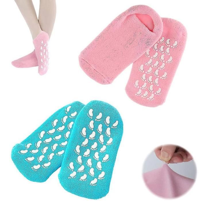 Chaussettes Pieds Beauté et Douceur Multicolores 2 Paires