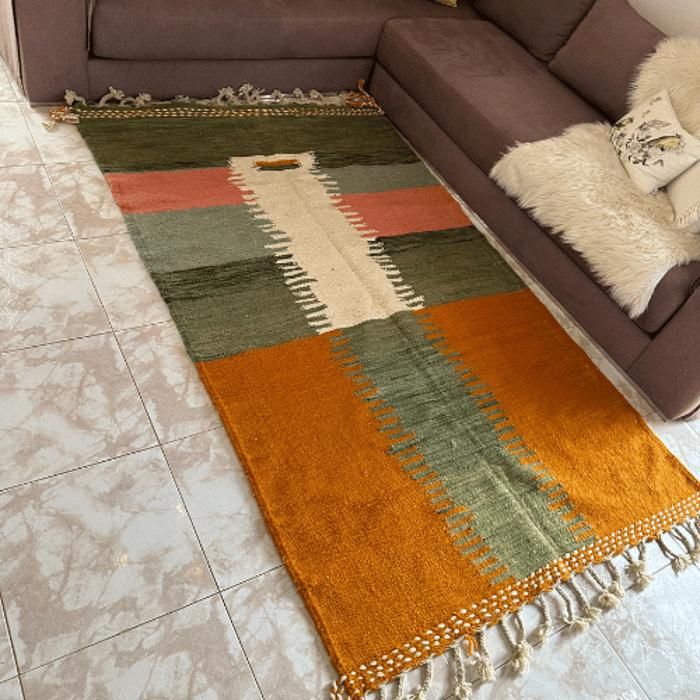 Tapis berbère - SAFIA - Zanafi - Multicolore - Laine - 150x245cm
